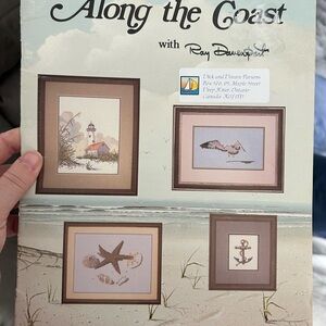 5/$25 Cross stitch pattern book Coastal Wall Art Set with Nautical Designs